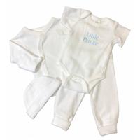 Soft Touch Babykleding Set Prince Wit 4-delig Mt 50/56