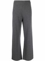 PAULA pantalon droit en cachemire - Gris