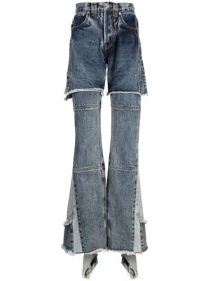 JORDANLUCA Flared broek - Blauw