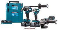 Makita DK0125G301 Accu Combiset 40V - DF001G Accuboormachine + GA005 Slijper + TD001G in Mbox - DK0125G301 - thumbnail