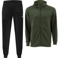 PUMA Rad/Cal Casual Trainingspak Full-Zip Hooded Donkergroen Zwart