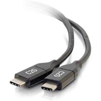 C2G 0,9m (3ft) USB-C to USB-C 3A vermogen Delivery and Data Transfer Lead Geschikt voor gebruik met Galaxy S9/8+, MacBook Pro, iPad Pro, Google Pixel, Chromebook