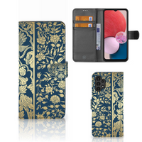 Samsung Galaxy A13 (4G) Hoesje Beige Flowers - thumbnail