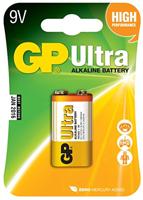 GP Accu ultra alkaline (9 volt blok, 6LR61)