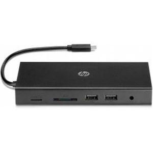 HP Travel USB-C Multi Bedraad USB 3.2 Gen 1 (3.1 Gen 1) Type-C Zwart