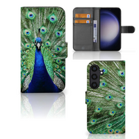 Samsung Galaxy S24 Telefoonhoesje met Pasjes Pauw