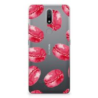 Nokia 2.4 Siliconen Case Pink Macarons - thumbnail