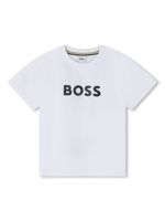 BOSS Kidswear t-shirt en coton à logo imprimé - Blanc