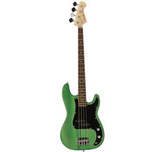 Fazley Outlaw Series Peacemaker Basic Green elektrische basgitaar met gigbag