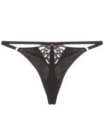 Fleur Du Mal string Charlotte en dentelle - Noir