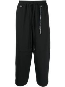 Mastermind World pantalon coupe crop à motif tête de mort - Noir