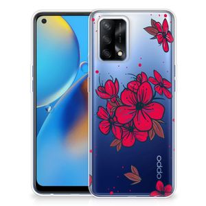 OPPO A74 4G TPU Case Blossom Red