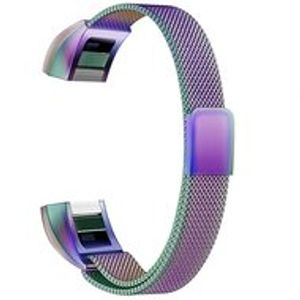 FitBit Alta HR - Milanese bandje - Maat: Small - Multicolor