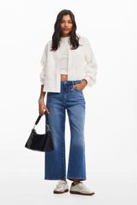 Culotte jeans van denim - BLUE - 36