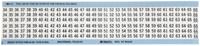 Brady, WM-34-66-PK, B-500, draadmarkering, vinyl, wit, 38 mm (25 kaarten á 33 etiket) (012003)