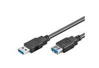 Microconnect USB3.0AAF2B USB-kabel 2 m USB A zwart