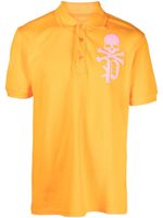 Philipp Plein polo à imprimé tête de mort - Orange - thumbnail