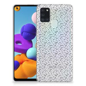 Samsung Galaxy A21s TPU bumper Stripes Dots