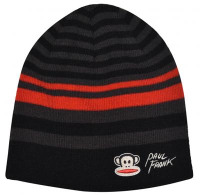 Paul Frank muts junior katoen zwart/grijs/rood one size Paul Frank muts junior katoen zwart/grijs/rood one size