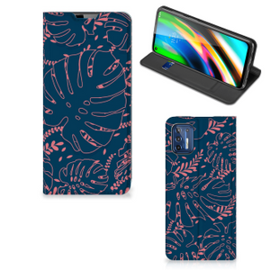 Motorola Moto G9 Plus Smart Cover Palm Leaves