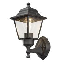 KonstSmide Klassieke muurlamp Zagreb Up zwart 7093-750