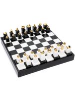 L'Objet jeu d'échecs en or 24ct - Noir