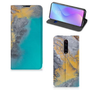 Xiaomi Redmi K20 Pro Standcase Marble Blue Gold