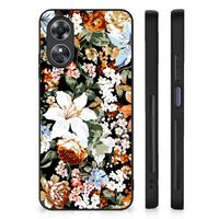 Bloemen Hoesje voor OPPO A17 Dark Flowers - thumbnail