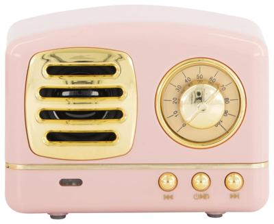 HEMA Speaker Retro Draadloos Roze