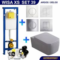 Xs Toiletset 39 Aqua Splash Larx Met Argos/Delos Drukplaat Wisa