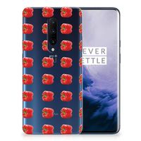 OnePlus 7 Pro Siliconen Case Paprika Red - thumbnail