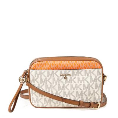 Michael Kors crossbody tas ecru/oranje