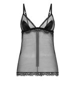 Dolce & Gabbana lace-detail sheer camisole - Noir