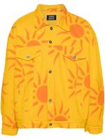 Liberal Youth Ministry Denim jack met grafische print - Oranje