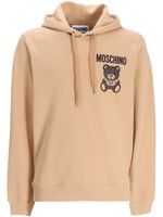 Moschino hoodie en coton à logo imprimé - Tons neutres - thumbnail