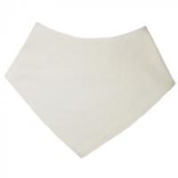 Soft Touch slabbetje bandana 20 x 40 cm beige