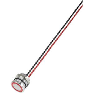 TRU COMPONENTS 649955 PS193P10Y01R24L Piëzotoets Rood (Ø) 22 mm 1 stuk(s)