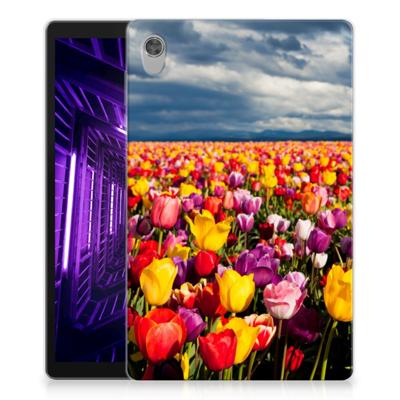 Lenovo Tab M10 HD (2de generatie) Siliconen Hoesje Tulpen Lenovo Tab M10 HD (2de generatie) Siliconen Hoesje Tulpen