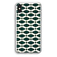 Moroccan tiles: iPhone X Transparant Hoesje - thumbnail