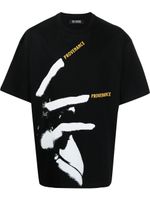 Raf Simons t-shirt à imprimé Oversized Nails - Noir