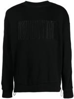 Mostly Heard Rarely Seen Sweater met geborduurd logo - Zwart