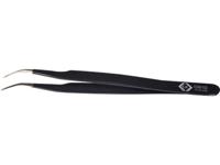 C.K T2361D Pincet ESD 7a SA-ESD Spits, gebogen, fijn 120 mm