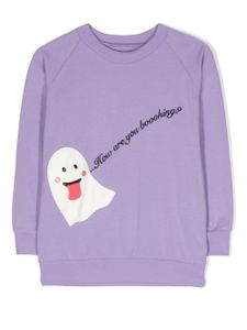 WAUW CAPOW by BANGBANG sweat brodé à appliqué - Violet