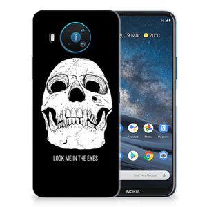 Silicone Back Case Nokia 8.3 Skull Eyes