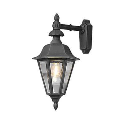Konstsmide Pallas Down 483-750 Buitenlamp (wand) Spaarlamp, LED E27 60 W Zwart
