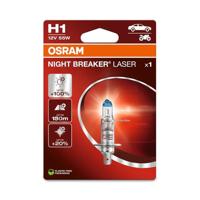 OSRAM NIGHT BREAKER LASER H1, +150% meer helderheid, halogeen koplamplamp, 64150NL-1BL, 12V, blister (1 lamp)
