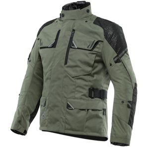 DAINESE Ladakh 3L D-Dry, Textiel motorjas heren, Groen-Zwart