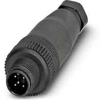 PHOENIX CONTACT SACC-M12MS-5CON-PG 7 universele connector, 5-polig, stekker recht M12, schroefaansluiting, kartelmateriaal kunststof, kabelschroefverbinding Pg7, 4 mm-6 mm kabelbuitendiameter