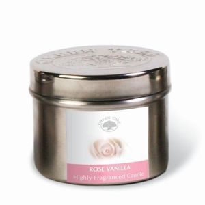 Green Tree Geurkaars rose vanilla (150 gr)