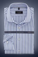 OLYMP SIGNATURE Tailored Fit Overhemd blauw, Gestreept - thumbnail